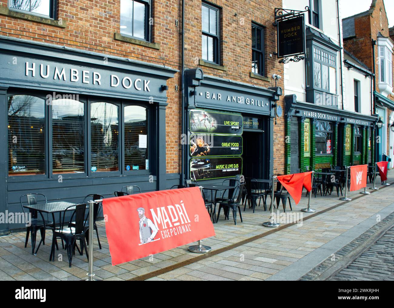 The Humber Dock Tavery an eatery and pub at the Marina redevelopment in ...