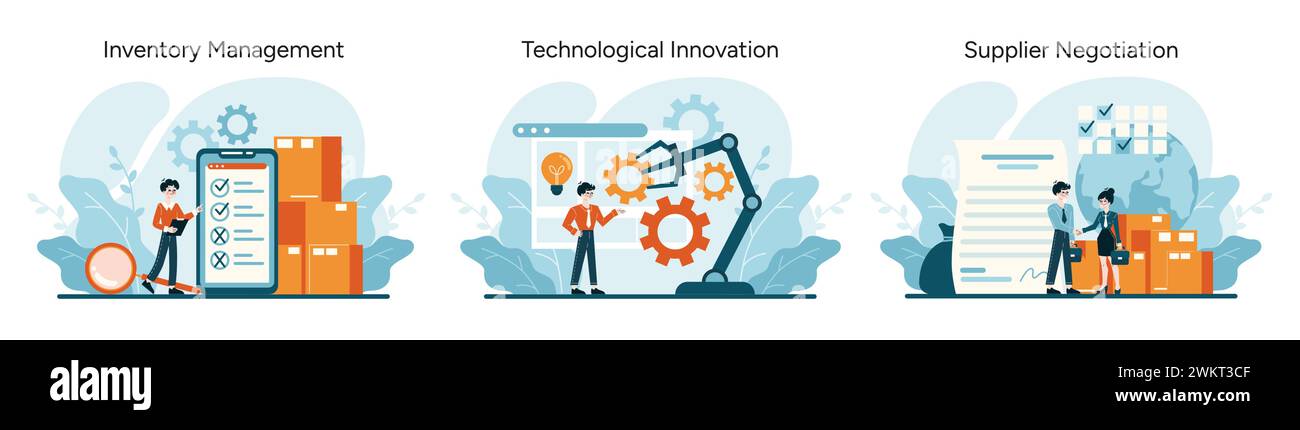 Cost Optimization process set. Streamlined inventory tracking ...