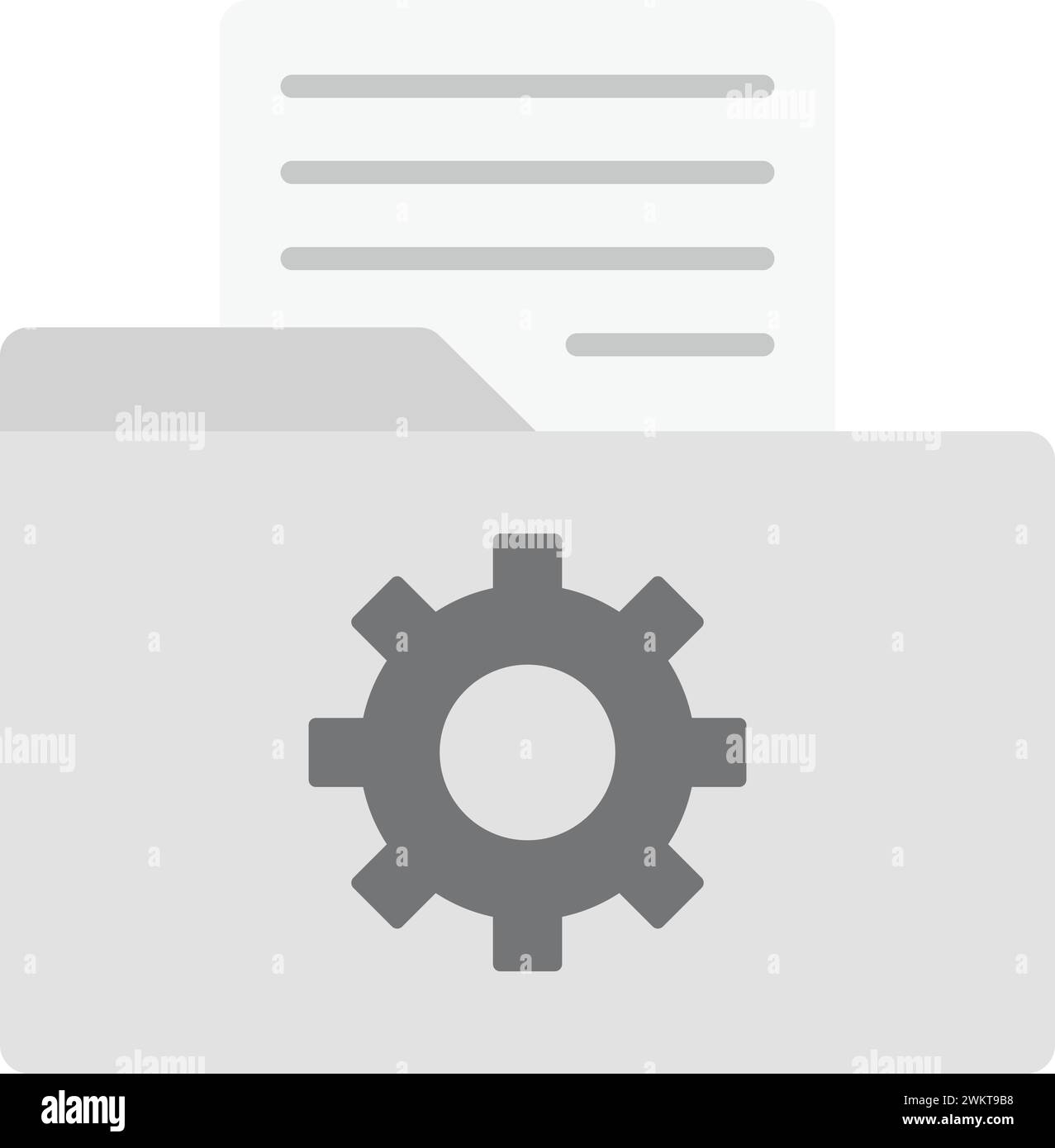 Documents Management icon vector image. Stock Vector