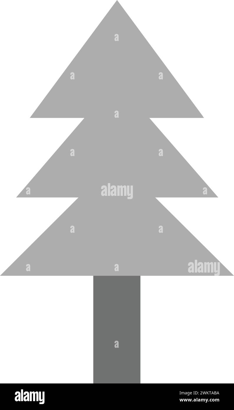 Evergreen tree forest Black and White Stock Photos & Images - Alamy