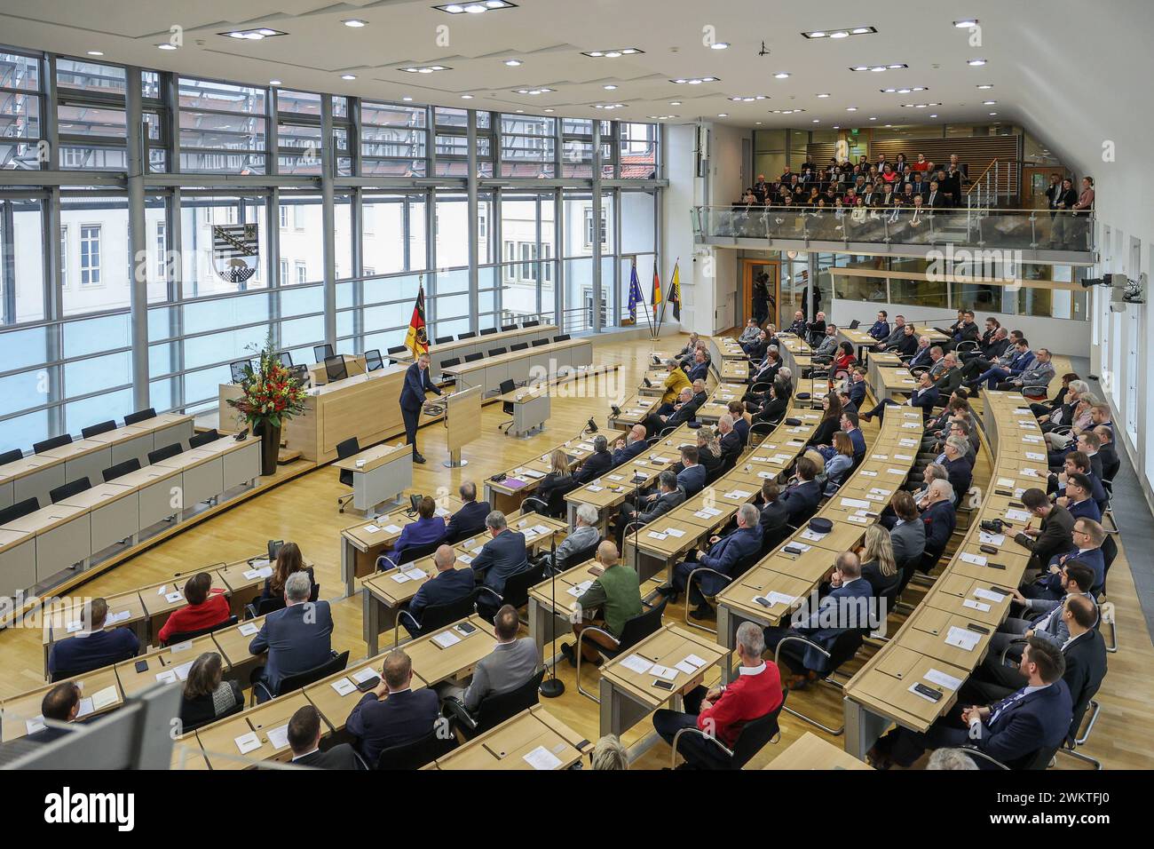 Der Landtag von Sachsen-Anhalt hat den 100. Gruendungstag des ...