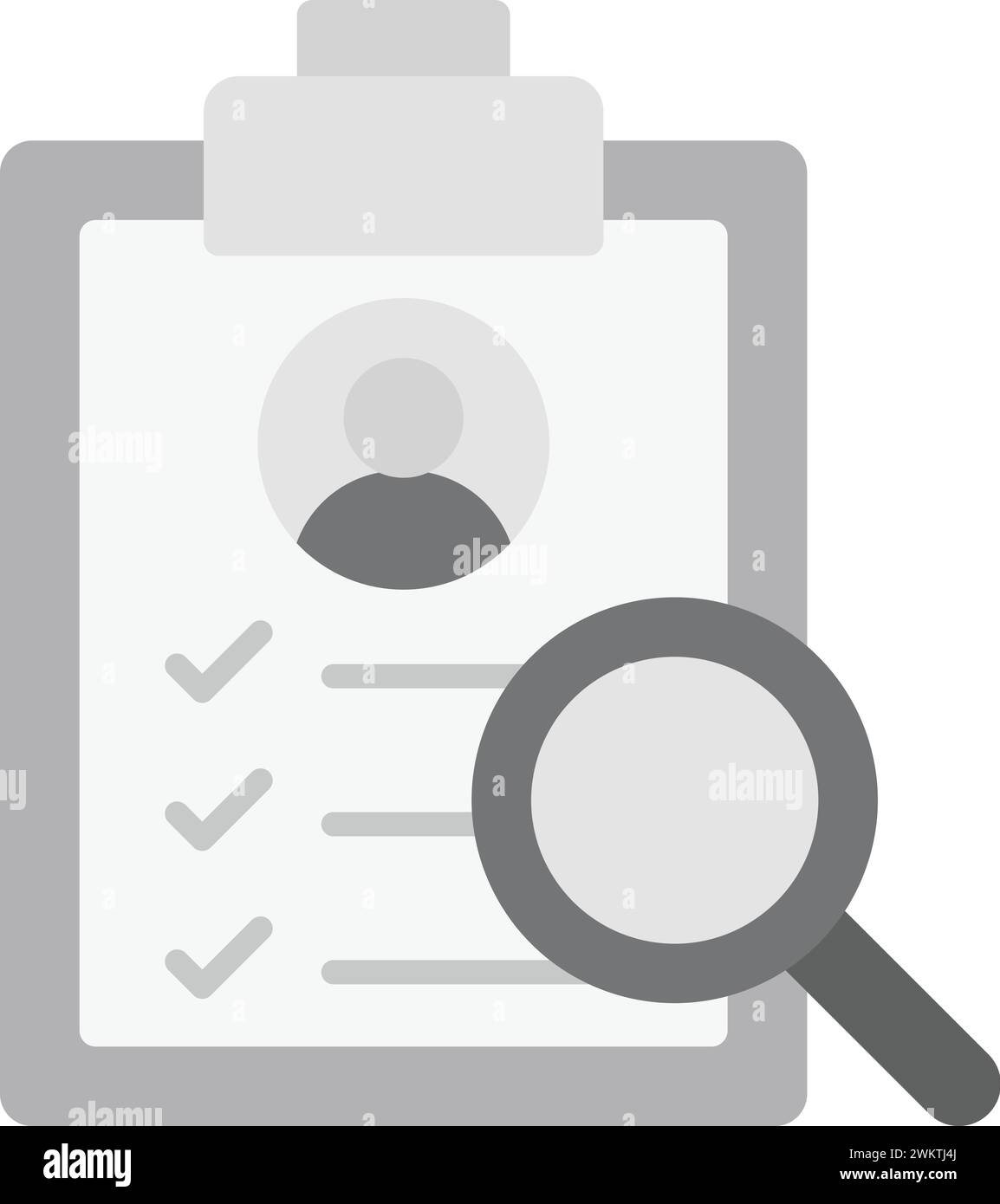 Job Analysis icon vector image. Stock Vector