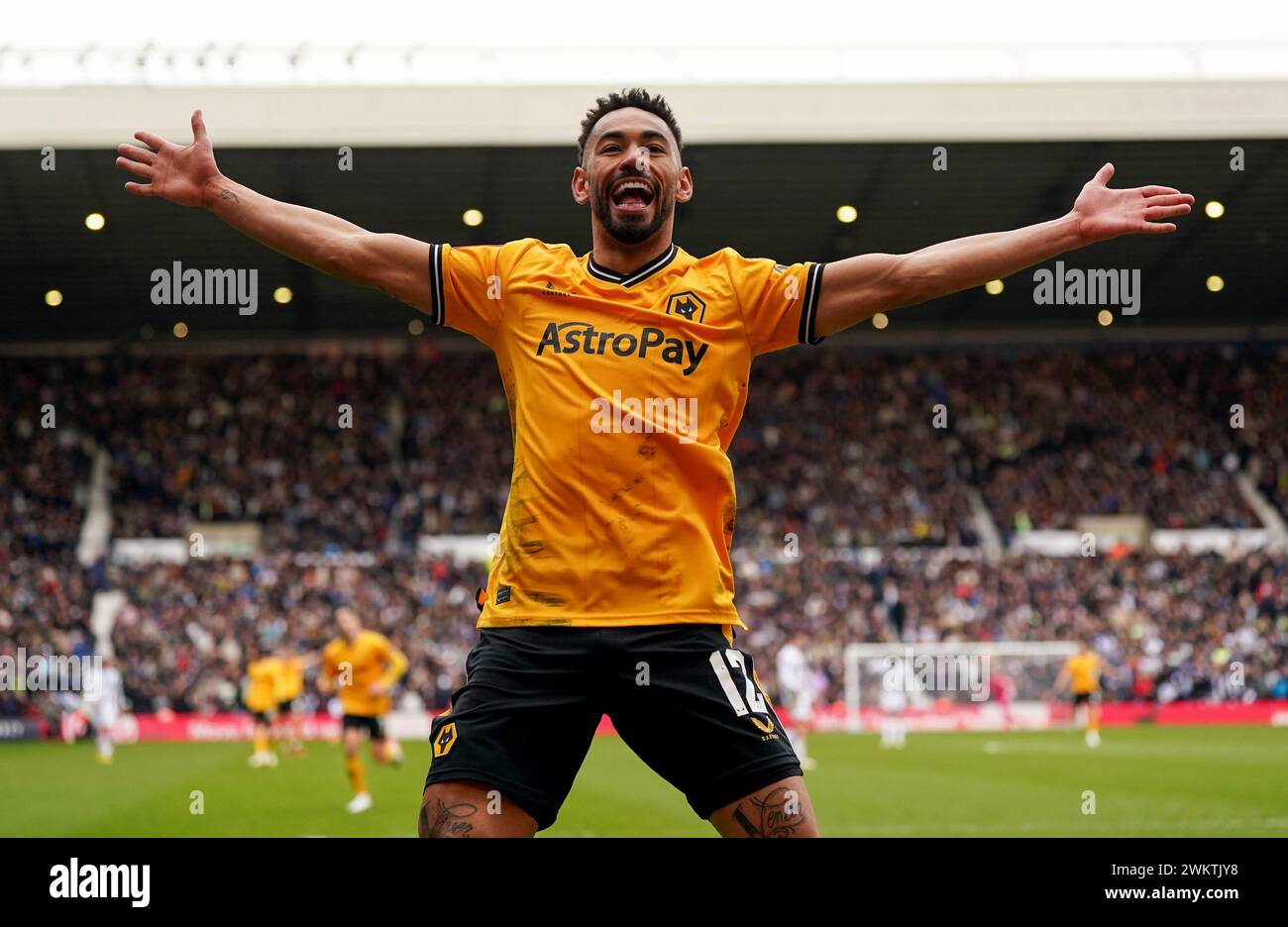 File Photo Dated 28-01-2024 Of Wolverhampton Wanderers' Matheus Cunha ...