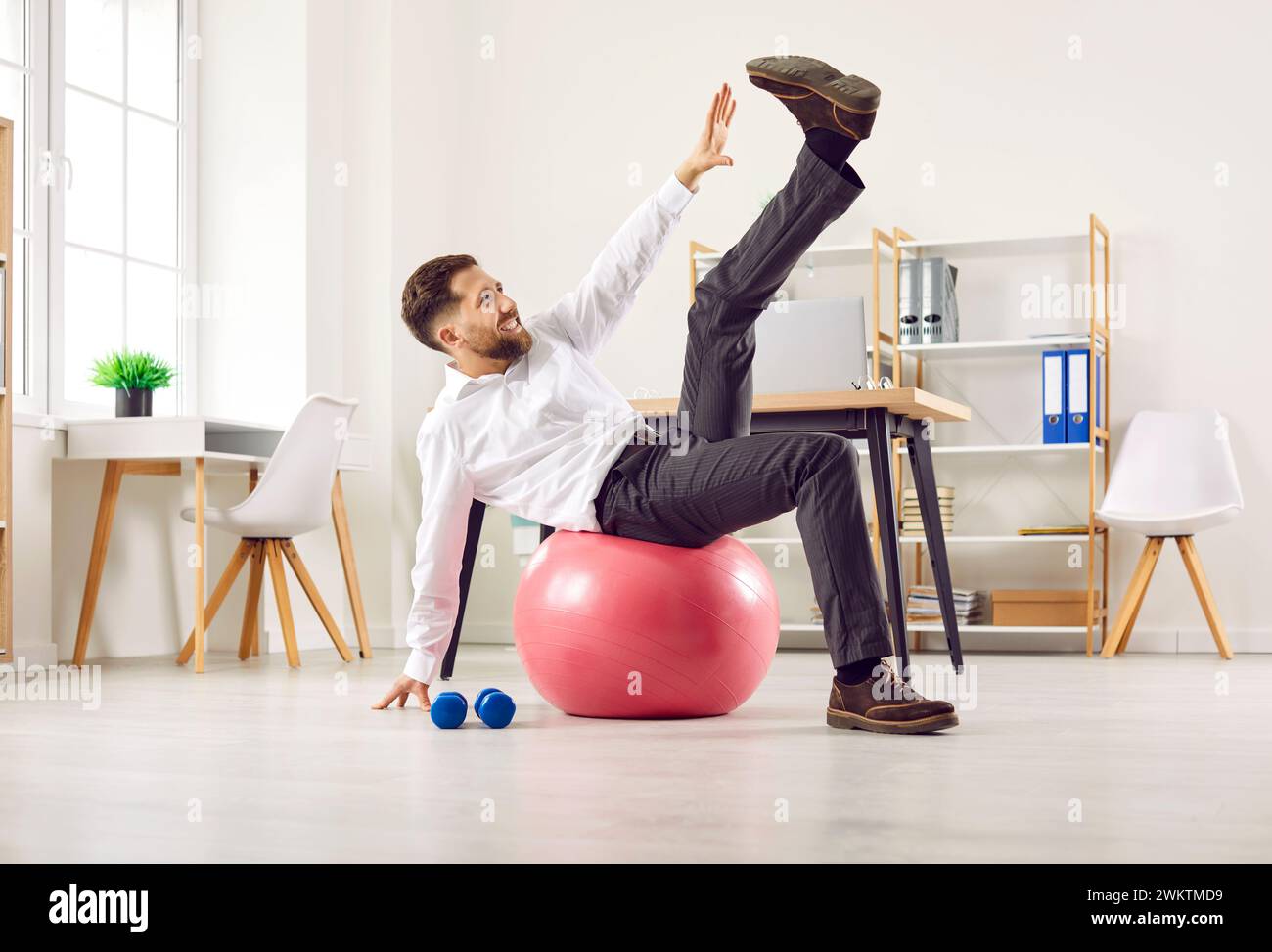 Exercise ball funny discount