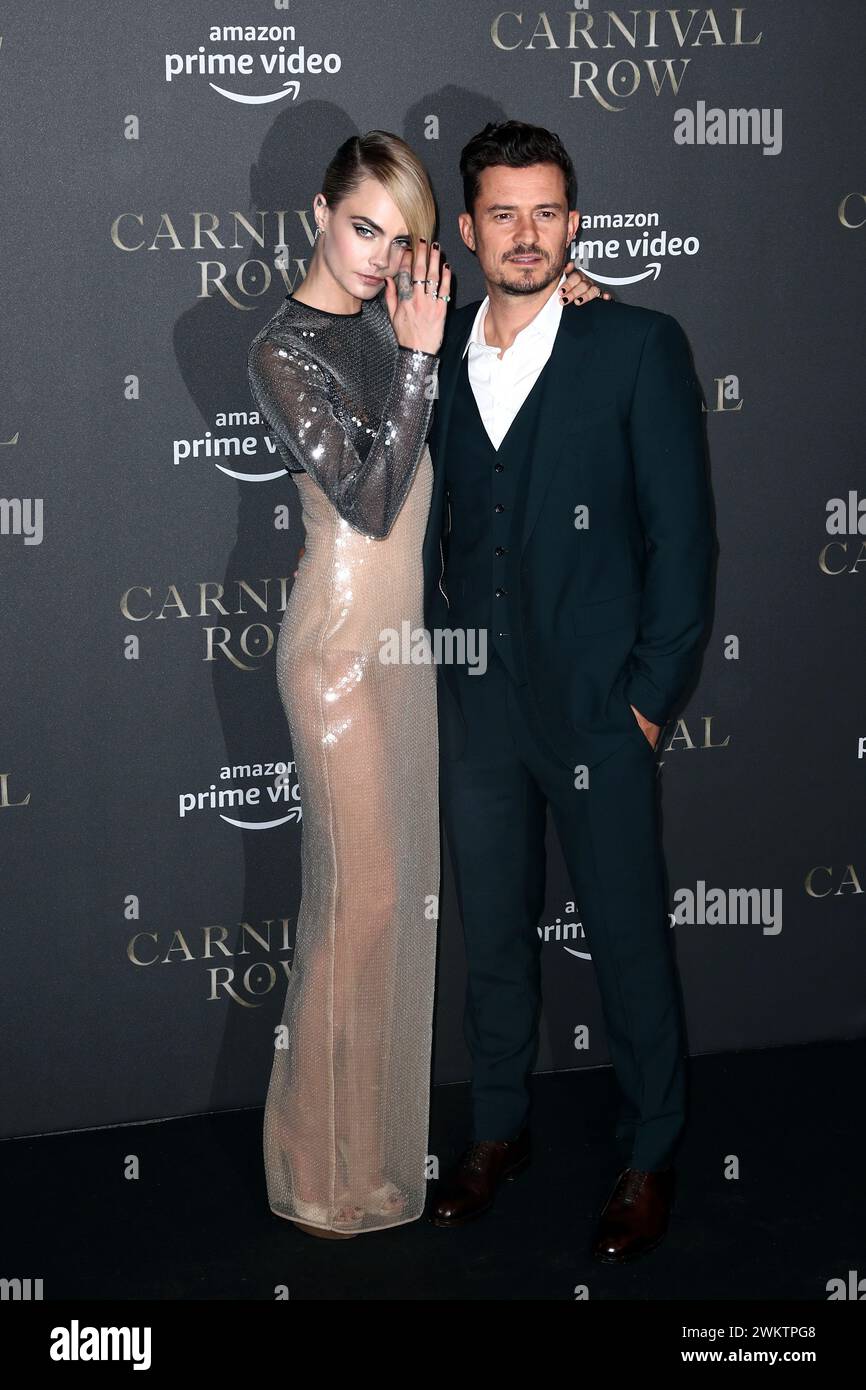 Cara Delevingne, Orlando Bloom Attends Special Screening Amazon 