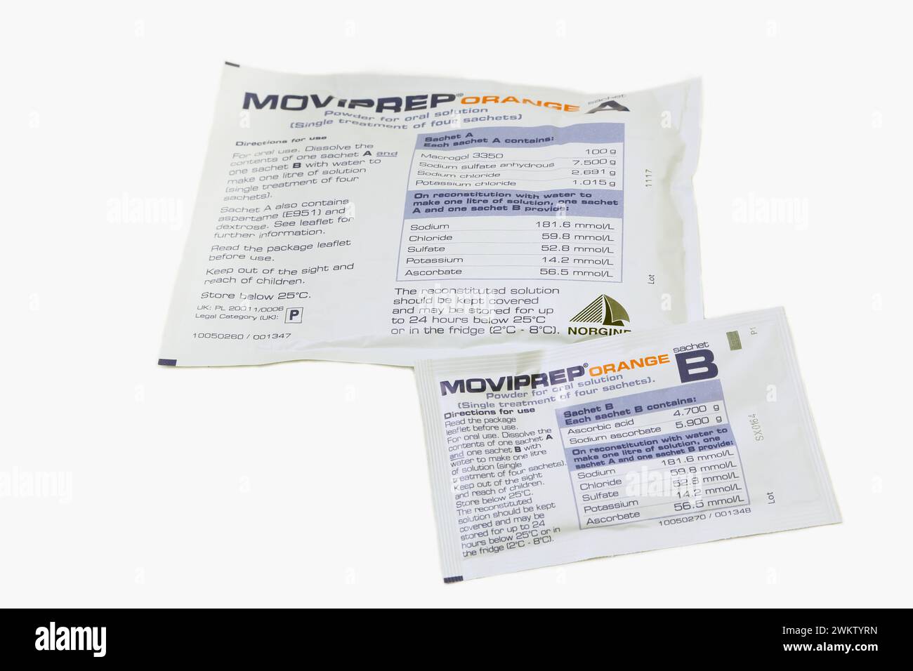 Movieprep Powder Oral Solution Laxative Used to Clear the Bowel before