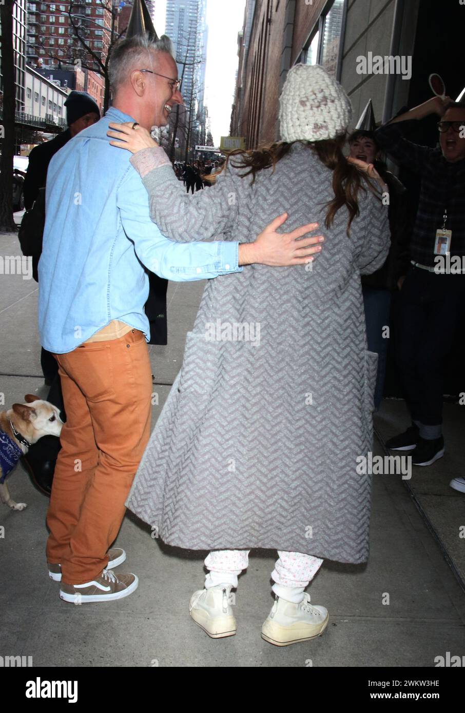 February 22, 2024 Drew Barrymore birthday girl arriving to Drew