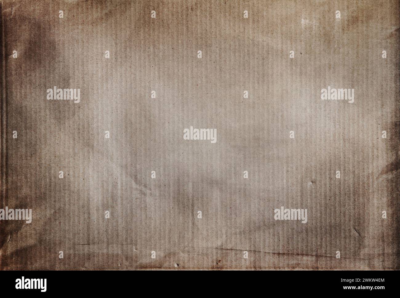Closeup of grunge brown paper texture background Stock Photo