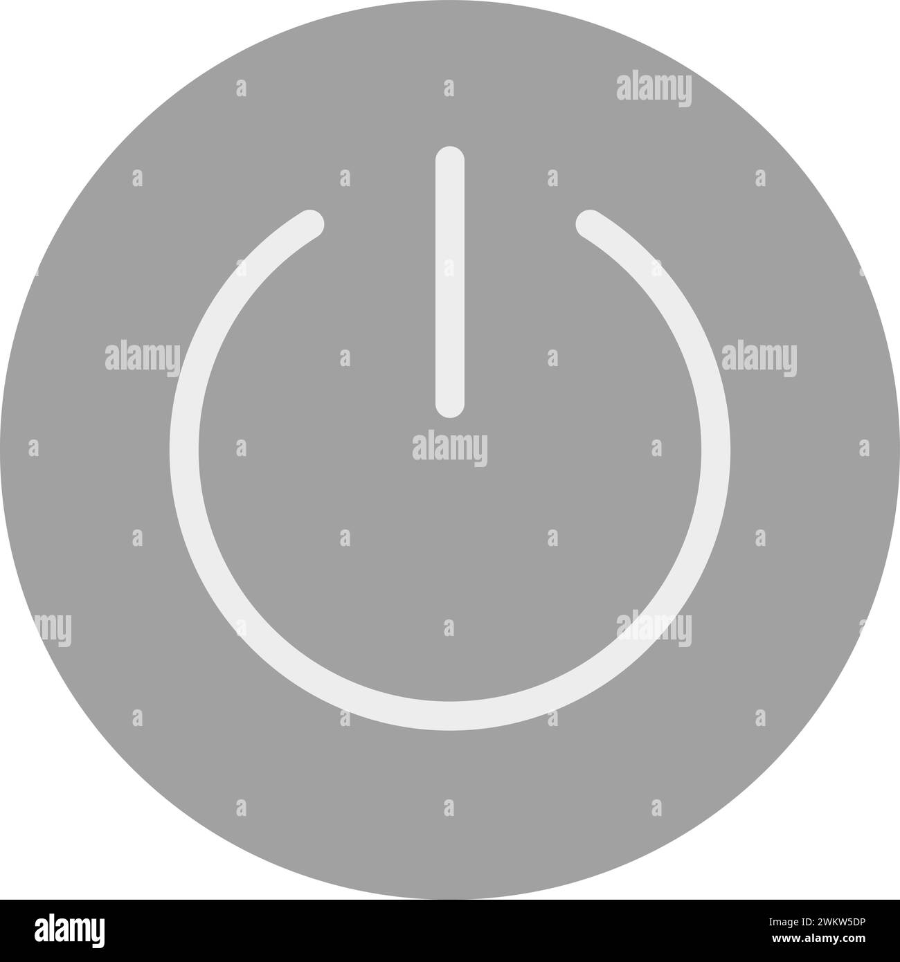 Power Button icon vector image Stock Vector Image & Art - Alamy