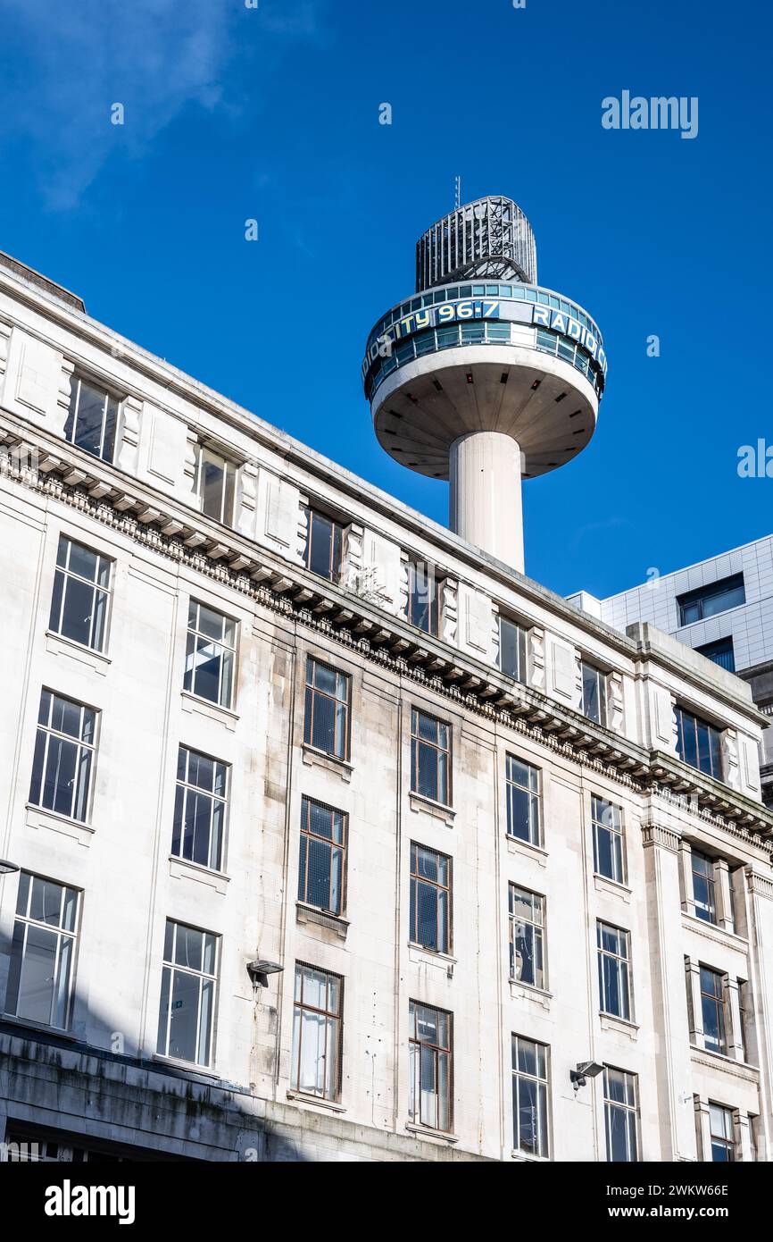 Liverpool, UK 12 Feb 2024 St Johns Beacon Viewing Gallery in Liverpool