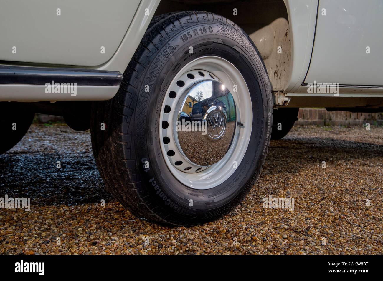 VW T2 bay window 'Holdsworth' camper van Stock Photo - Alamy