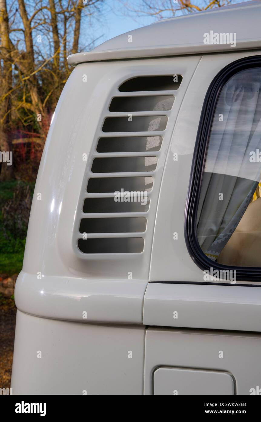 VW T2 bay window 'Holdsworth' camper van Stock Photo - Alamy