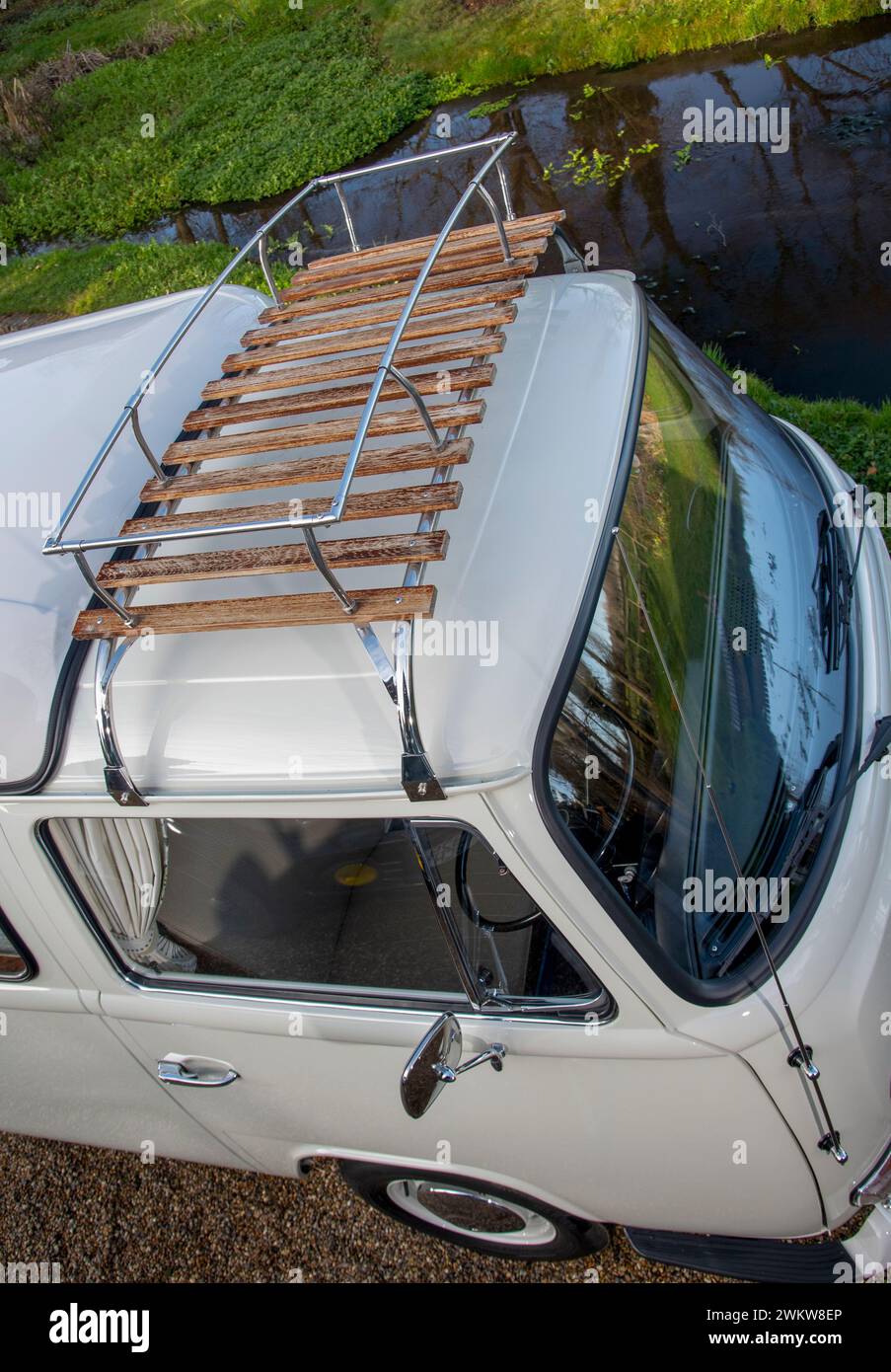 VW T2 bay window 'Holdsworth' camper van Stock Photo - Alamy