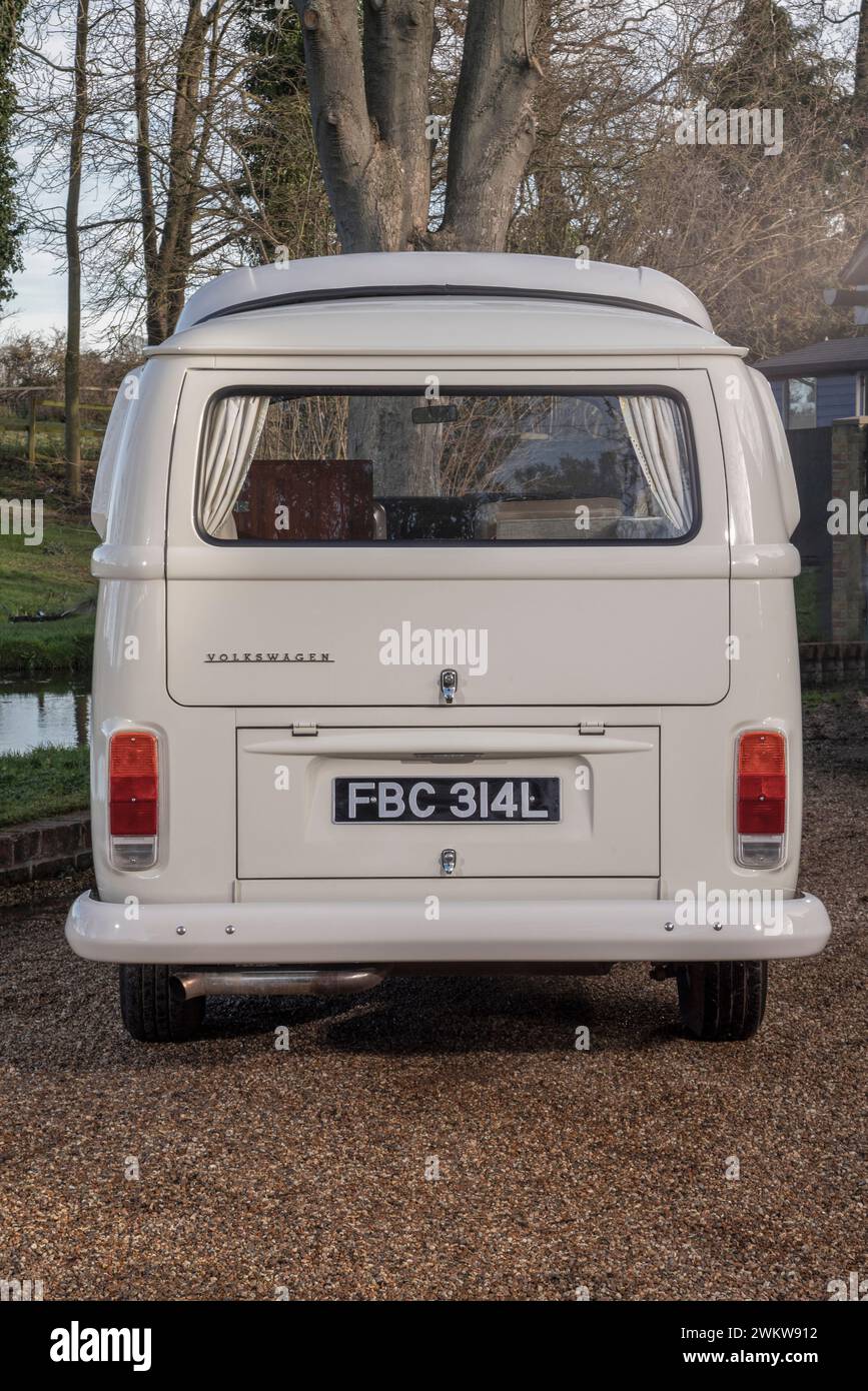 VW T2 bay window 'Holdsworth' camper van Stock Photo - Alamy