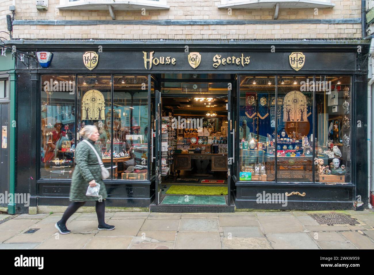 House of Secrets,Harry Potter,Shop,Mercery Lane,Canterbury,Kent Stock Photo