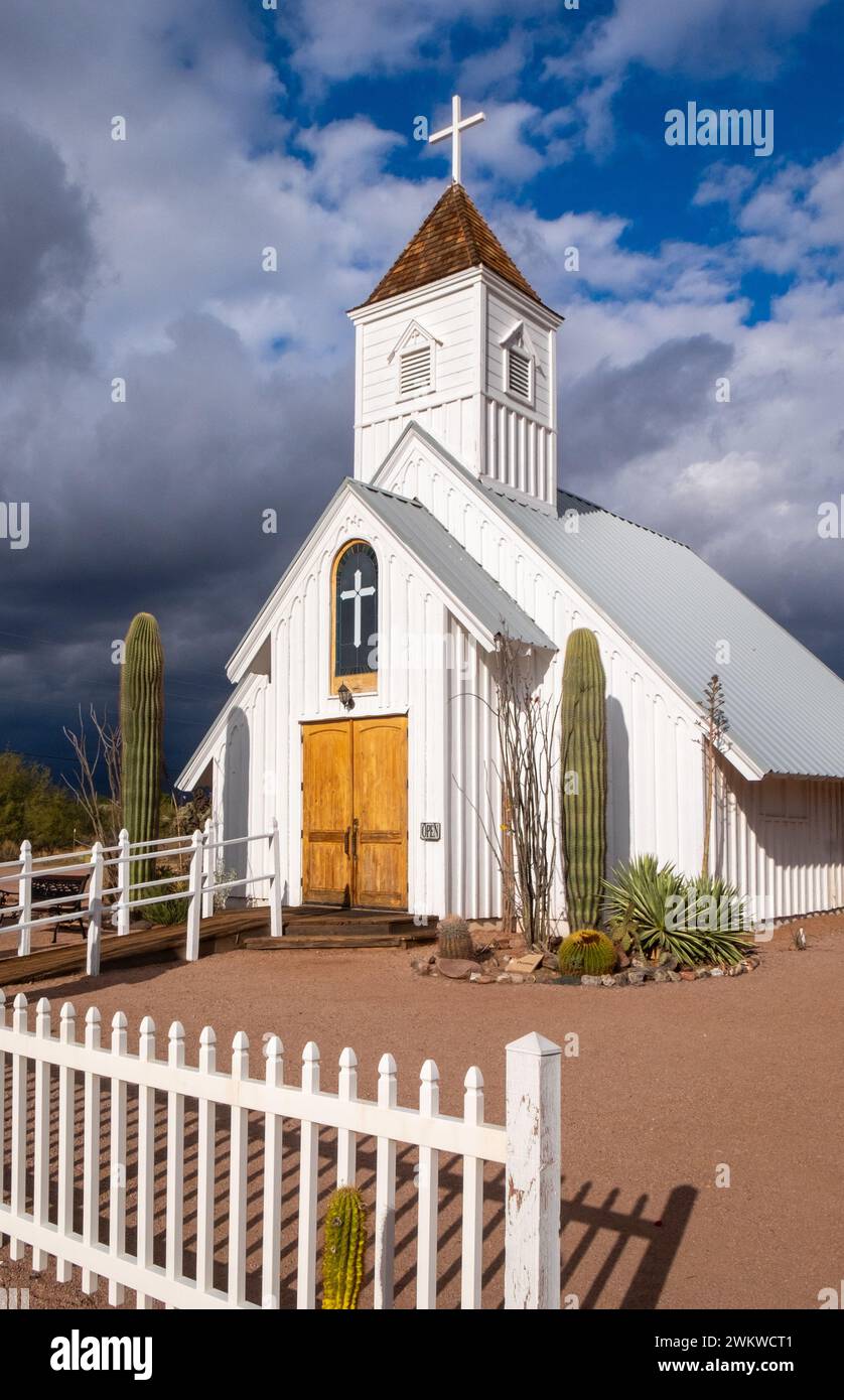 The Elvis Memorial Chapel a movie prop that was built for the 1969