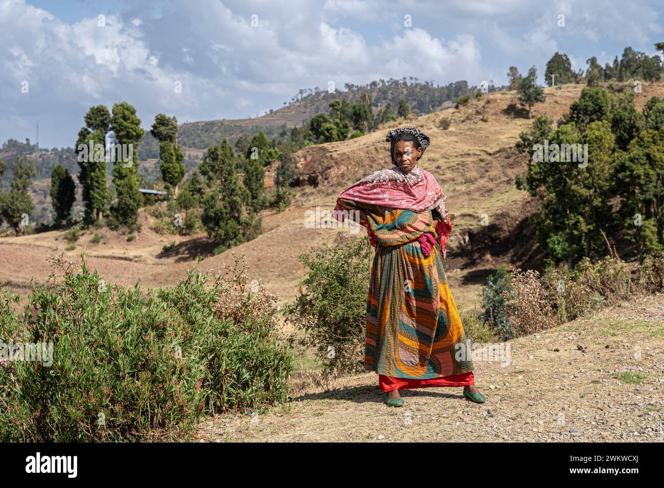 In highlands abyssinia landscape in hi-res stock photography and images ...