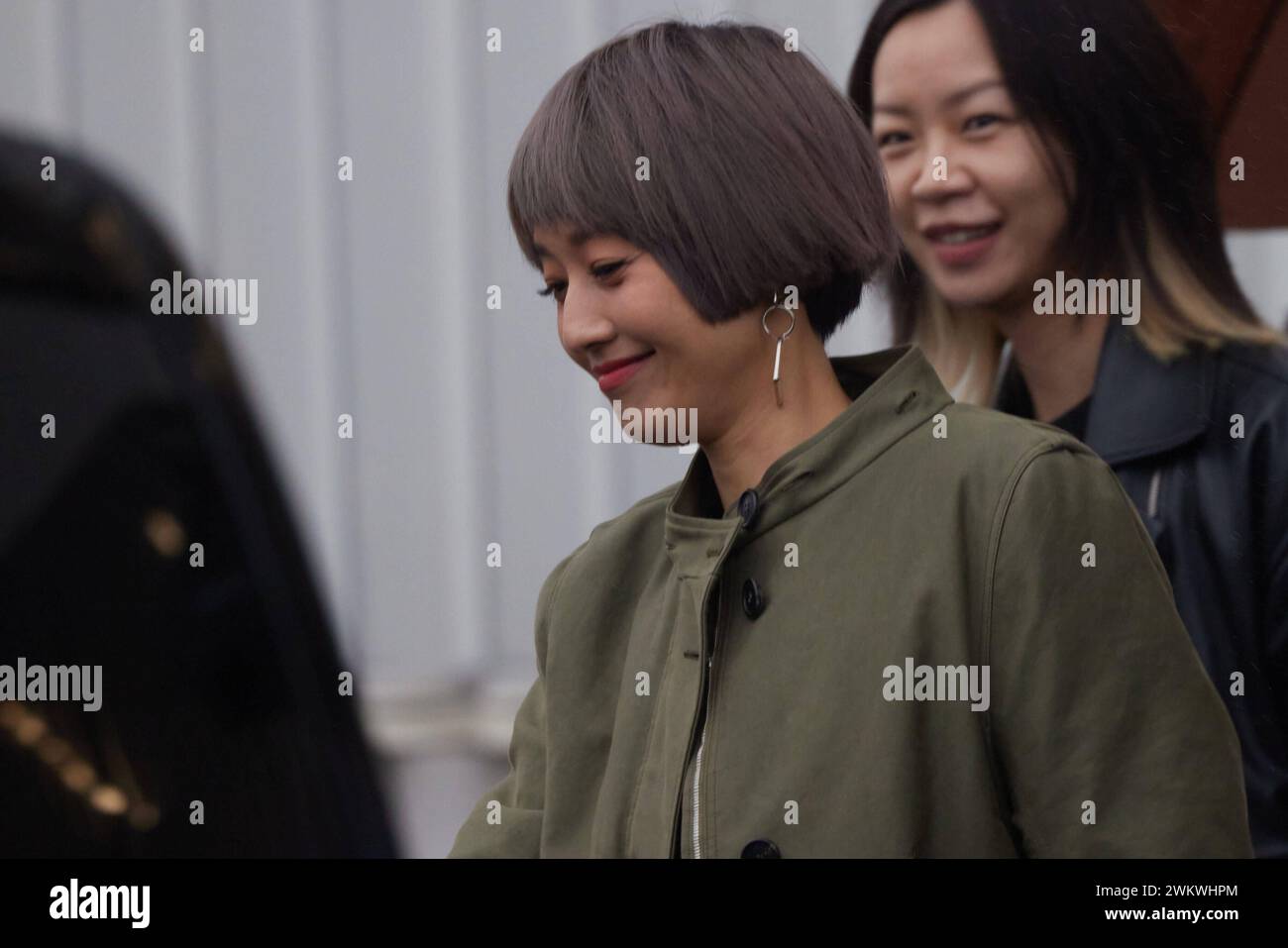 News - PRADA - FW 24-25 - Celebrity arrivals and street style Ma Yili is seen arriving at the Prada fashion show during the Milan Fashion Week Womenswear Fall/Winter 2024-2025 on February 22, 2024 in Milan, Italy. Photo: Cinzia Camela. Milan Fondazione Prada Italy Copyright: xCinziaxCamelax/xLiveMediax LPN 1246212 Stock Photo