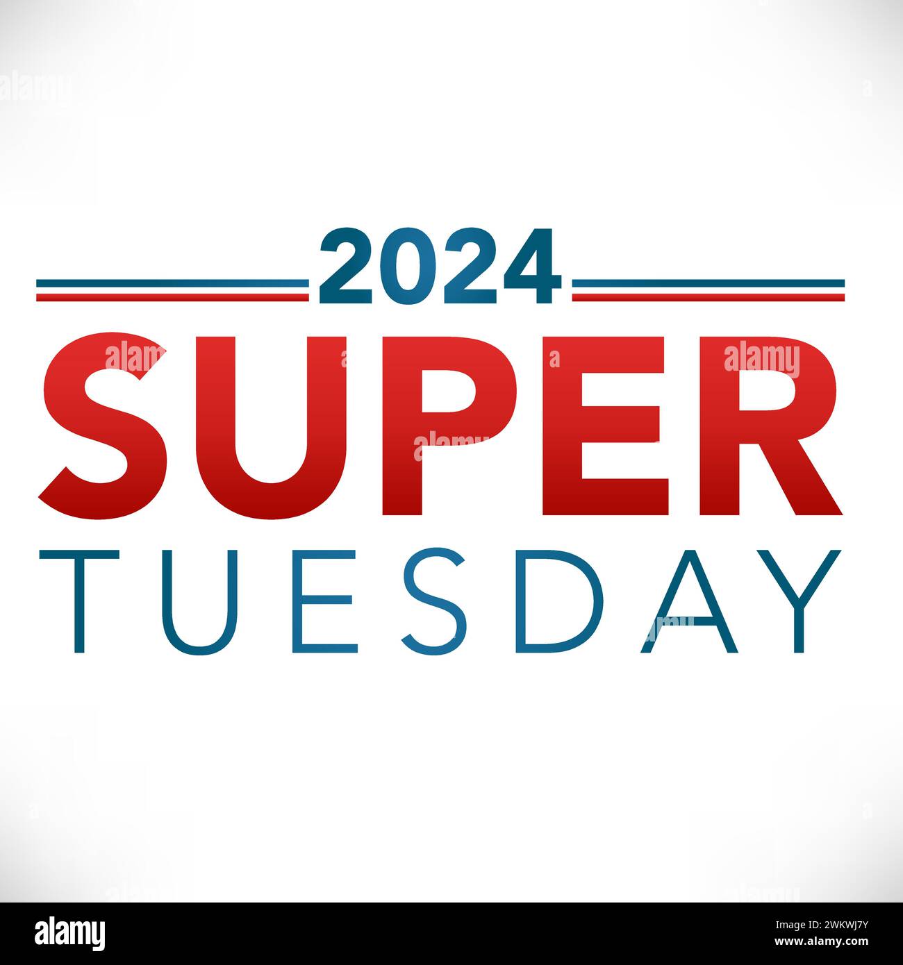 2024 Super Tuesday Banner Vote, Government, and Patriotic Symbolism