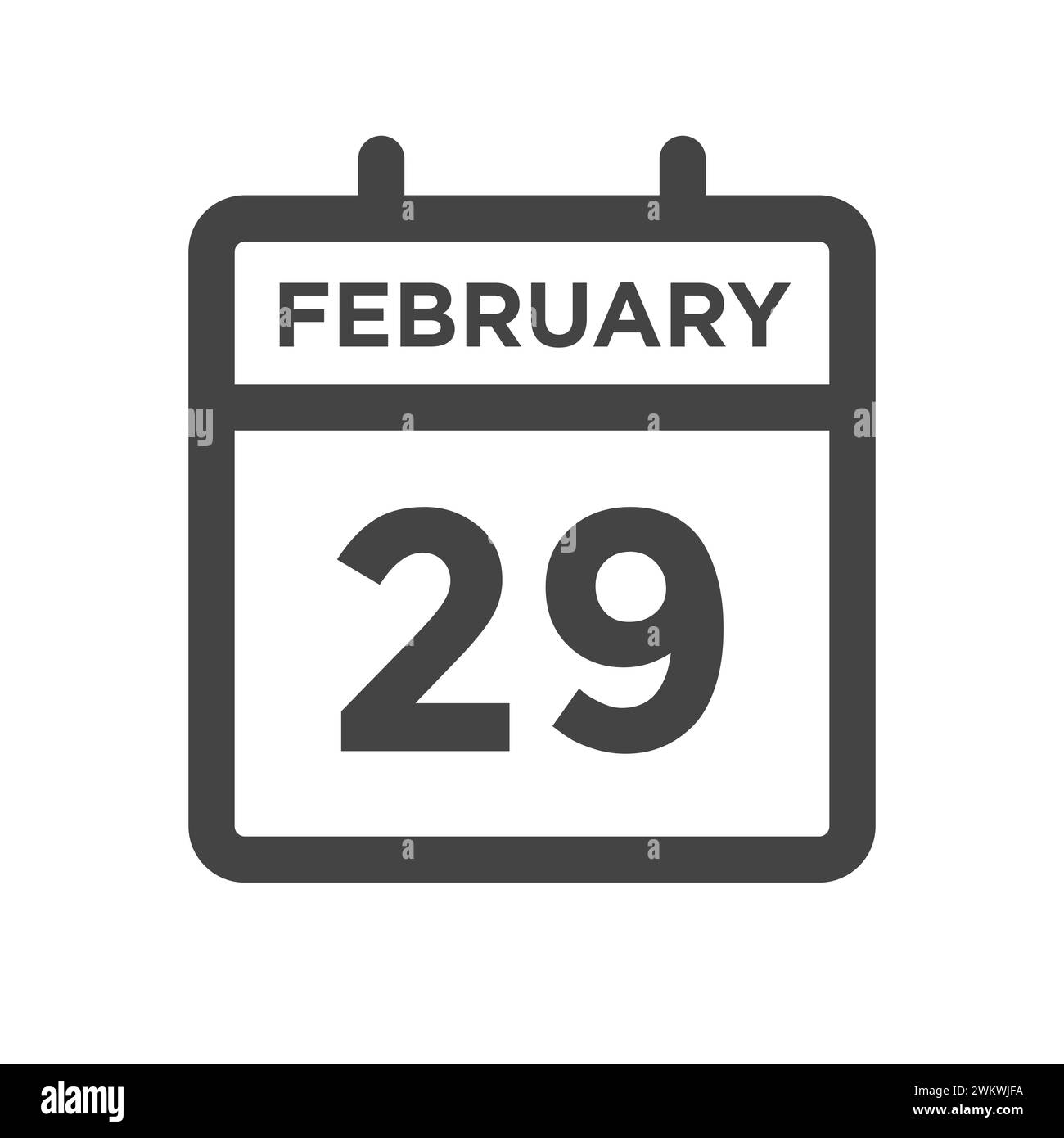 Leap year 2024 Stock Vector Images Alamy