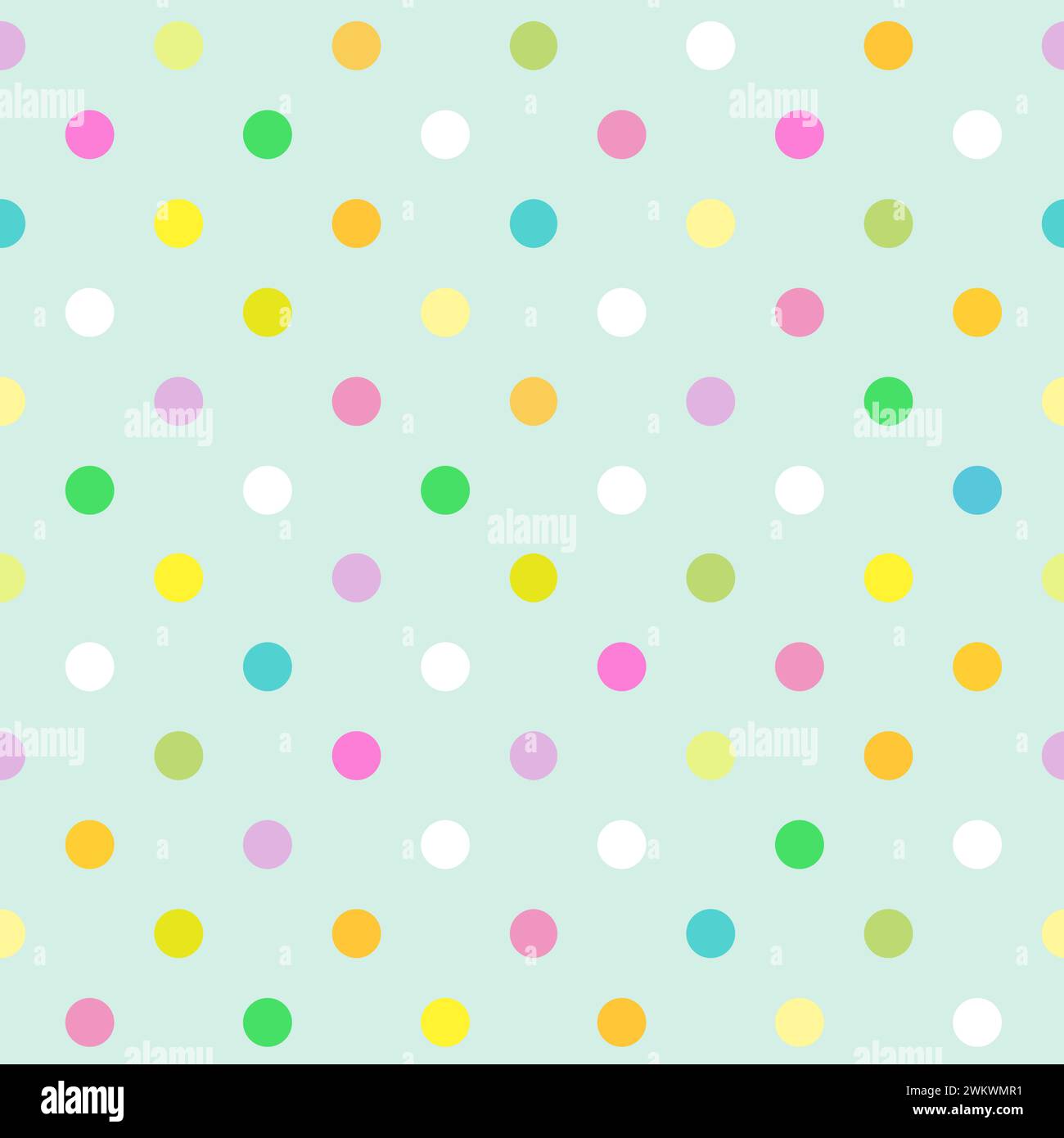 Blue Polka Dot pattern, seamless texture Stock Vector