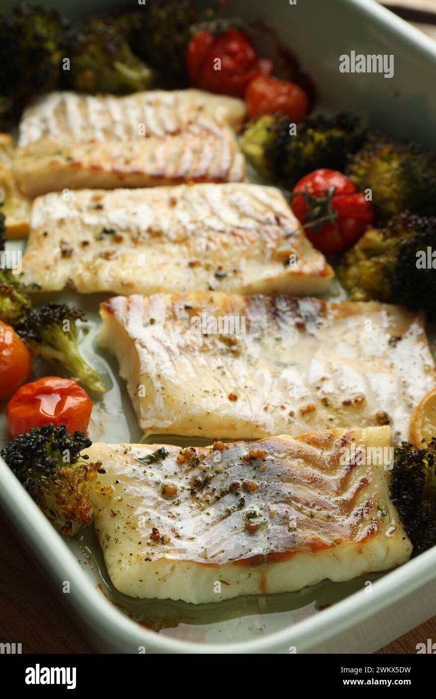 Baked cod loin hi-res stock photography and images - Alamy