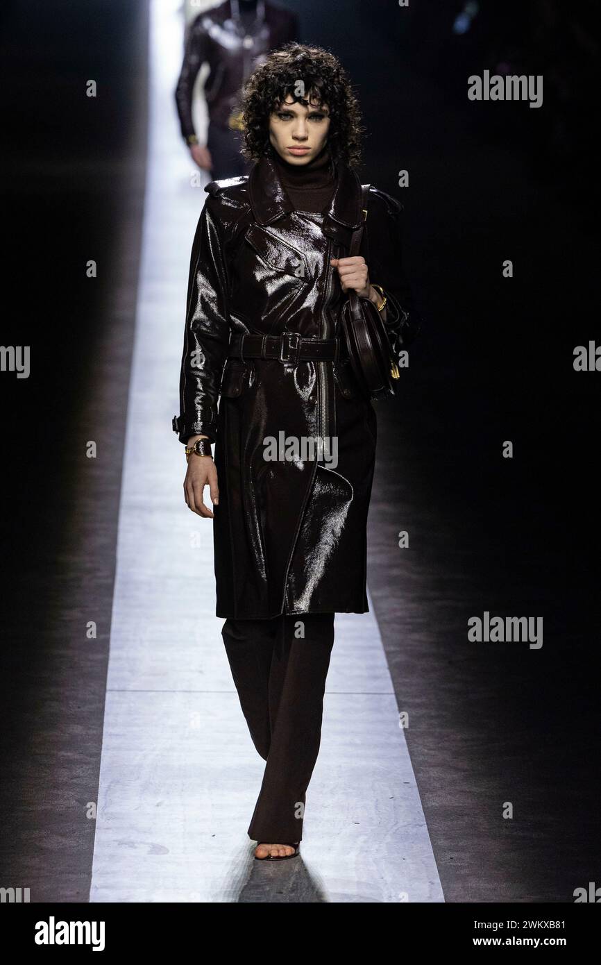 TOM FORD Fall/Winter 2024 runway during Milan Fashion Week on February ...