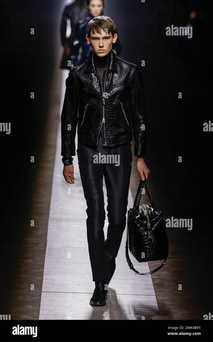 TOM FORD Fall/Winter 2024 runway during Milan Fashion Week on February ...