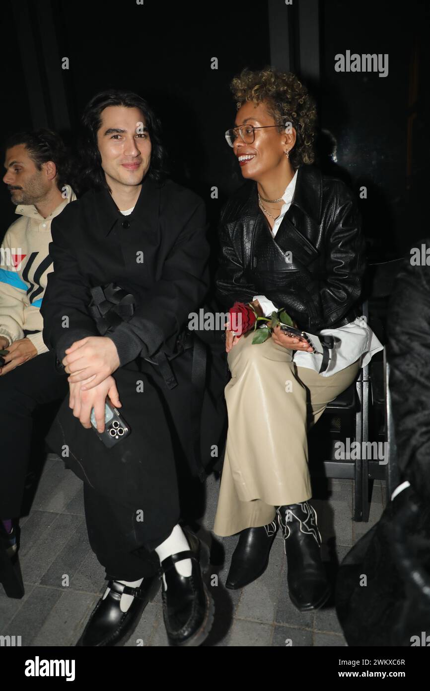 Front row at Thom Browne NYFW Fall/Winter 20242025 mens and womens