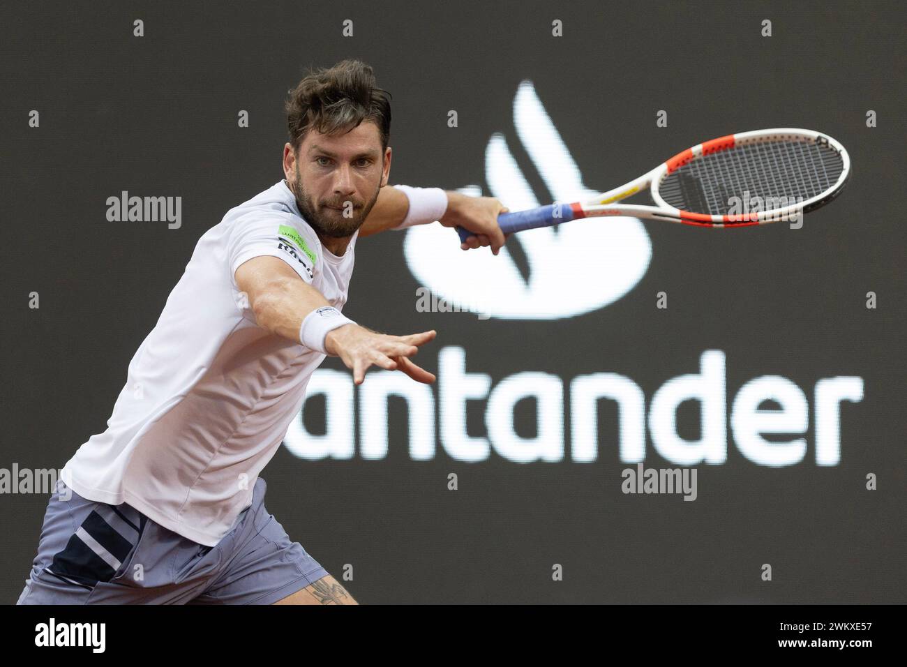 Rio De Janeiro, Brazil. 22nd Feb, 2024. Brazilian Jockey Club Cameron Norrie (GBR) faces Tomas Barrios Vera (CHI), during the round of 16 of the Rio Open 2024, at the Brazilian Jockey Club, this Thursday, 22. 30761 (Daniel Castelo Branco/SPP) Credit: SPP Sport Press Photo. /Alamy Live News Stock Photo