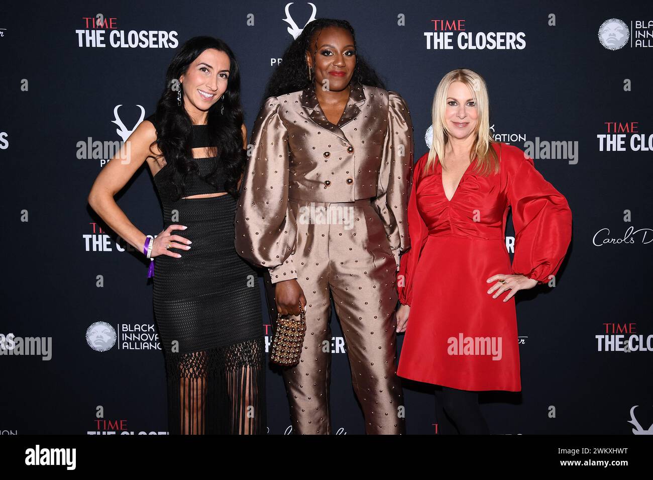 New York, USA. 22nd Feb, 2024. (LR) Melody Khodaverdian, Sadé Muhammad