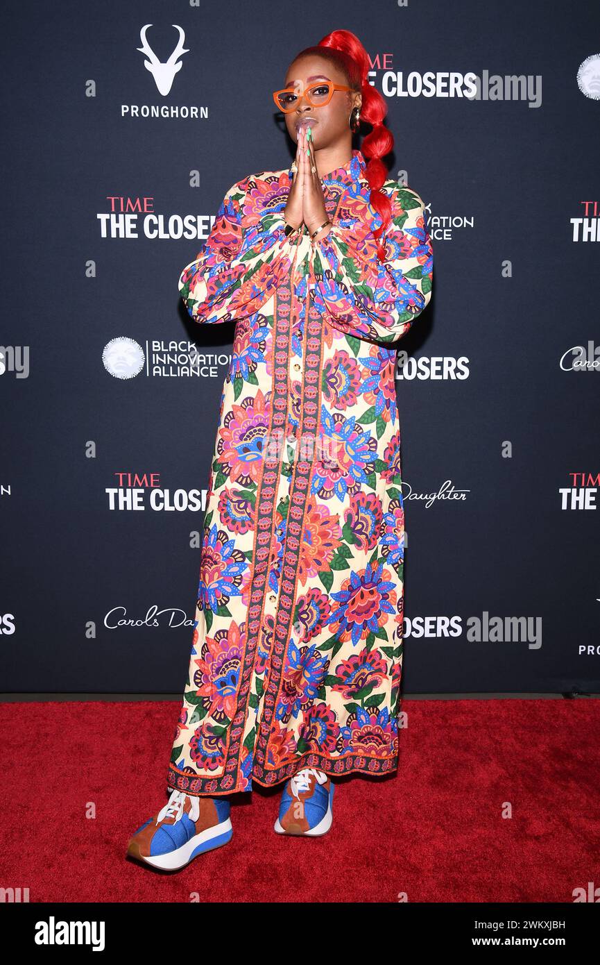 New York, USA. 22nd Feb, 2024. Tierra Whack attends TIME's inaugural