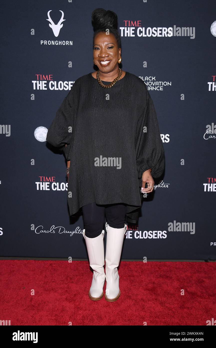 New York, USA. 22nd Feb, 2025. Tarana Burke, founder of 'me too