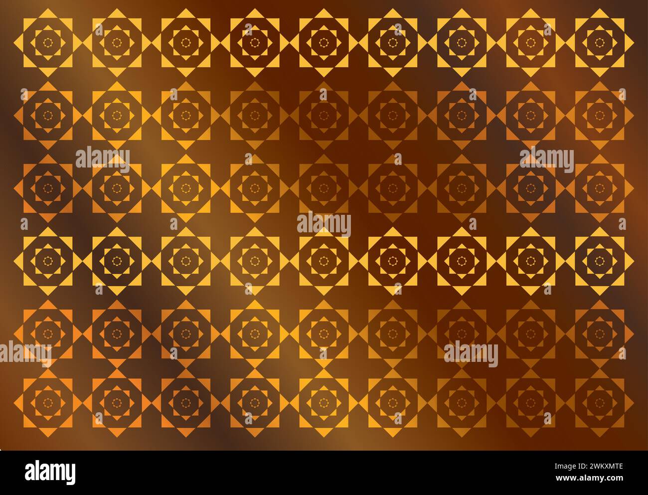 Vector abstract background with dark brown geometric ornament.Premium ...