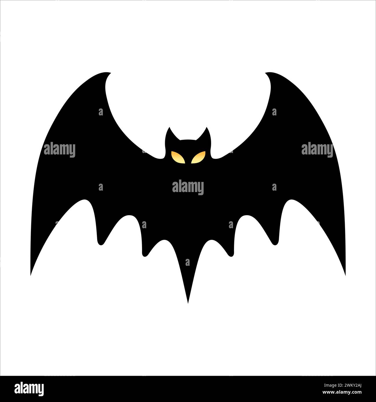 Art illustration background seamless design concept colorful icon symbol logo of bat Stock Vector