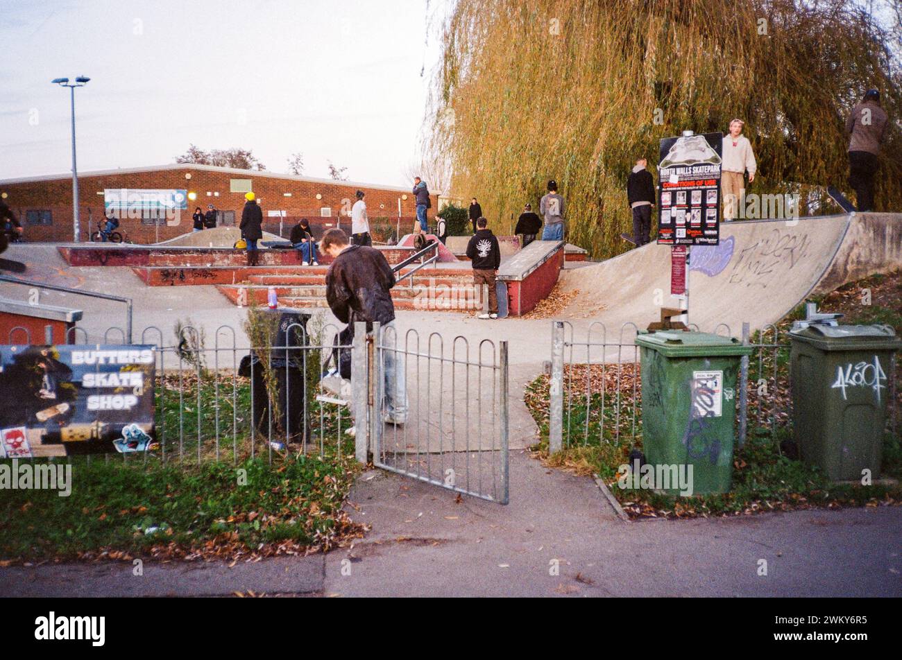 Winchester skate park, Winchester, Hampshire, England, United Kingdom. Stock Photo