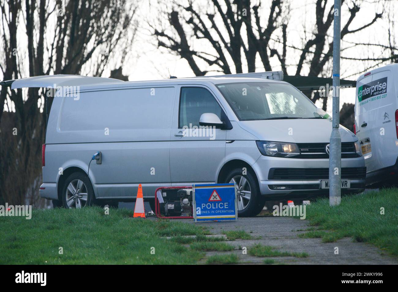 Emergency personnel at the scene near St Michael Avenue, Plymouth ...