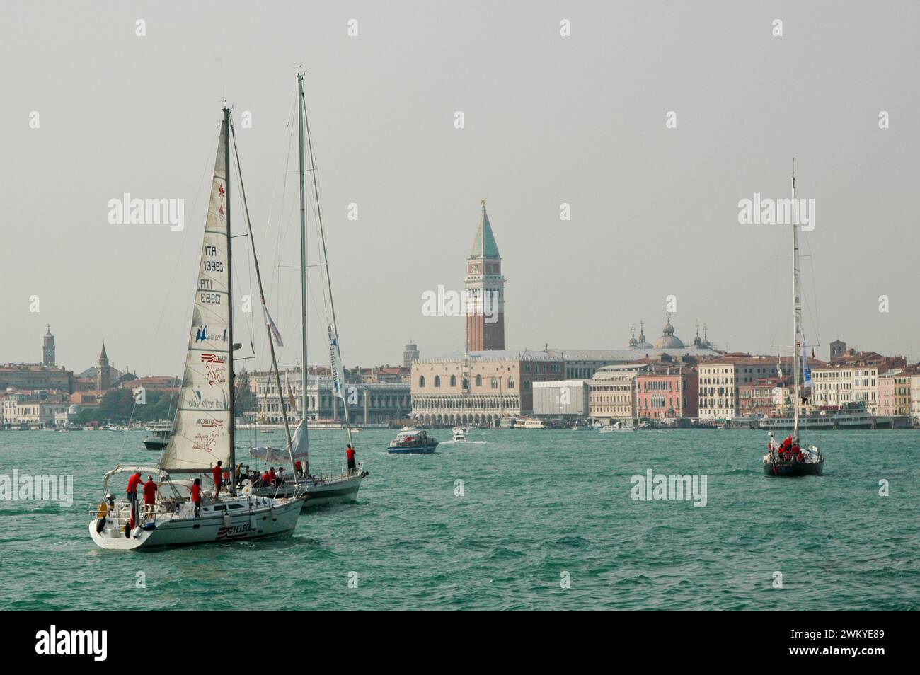 Kanal in Venedig Stock Photo