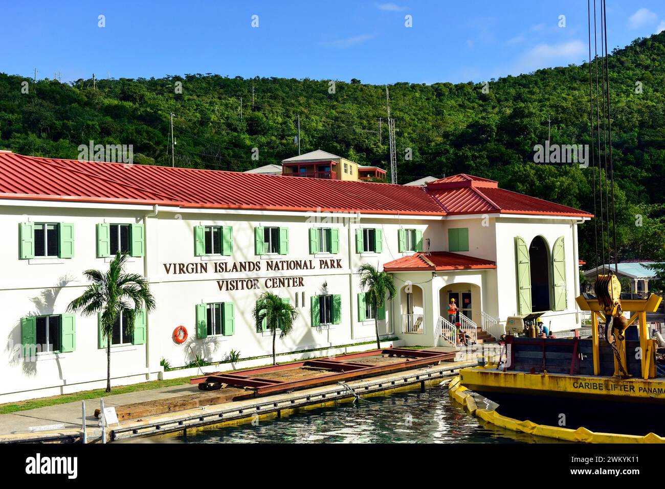 Virgin Islands National Park Visitors Center Stock Photo