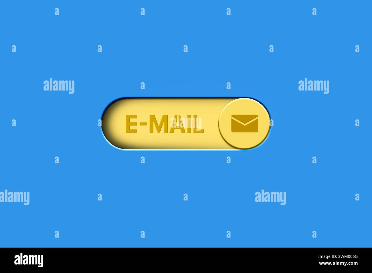 Inbox concept envelope 3d hi-res stock photography and images - Alamy