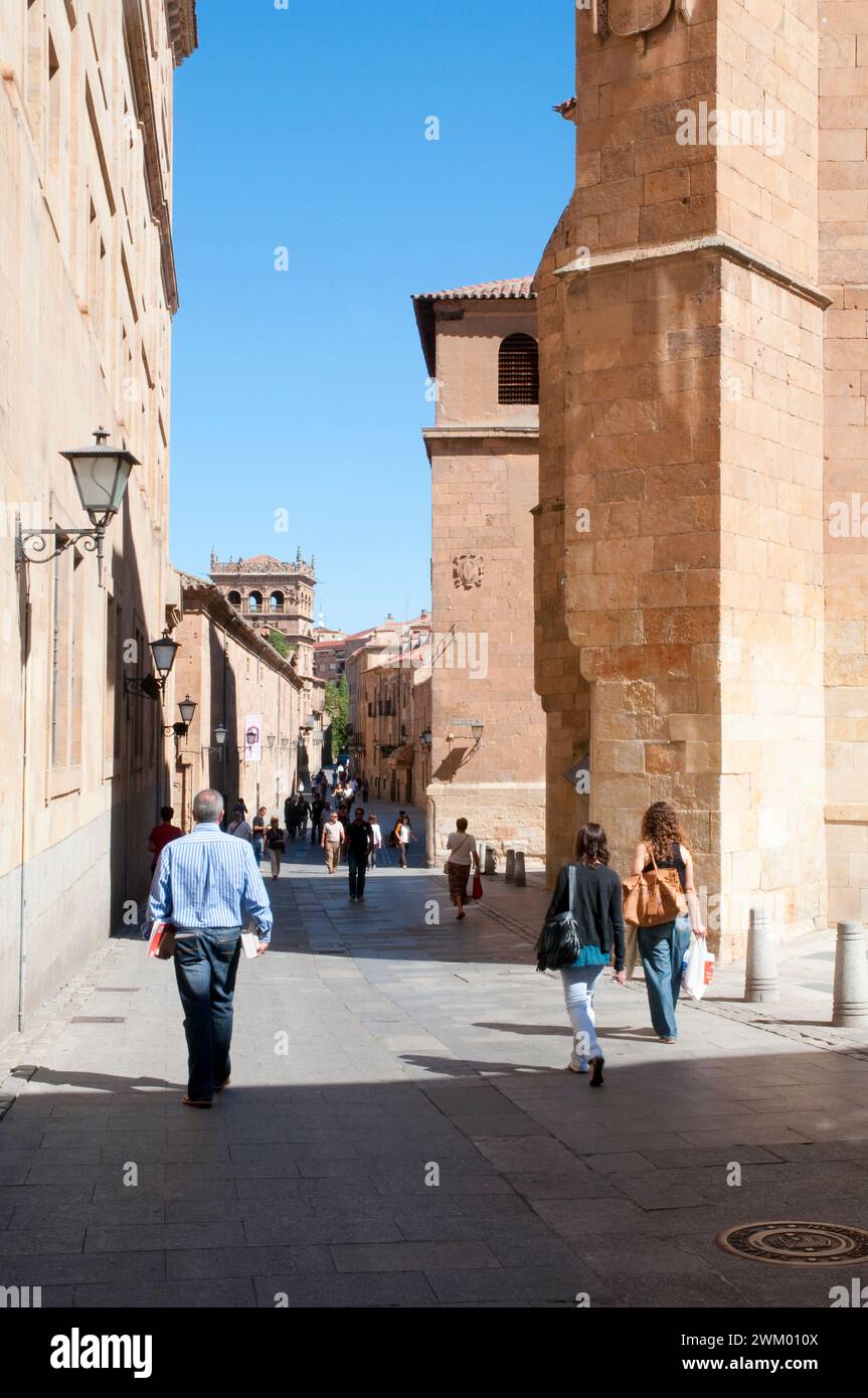 Street Salamanca Spain Stock Photo Alamy