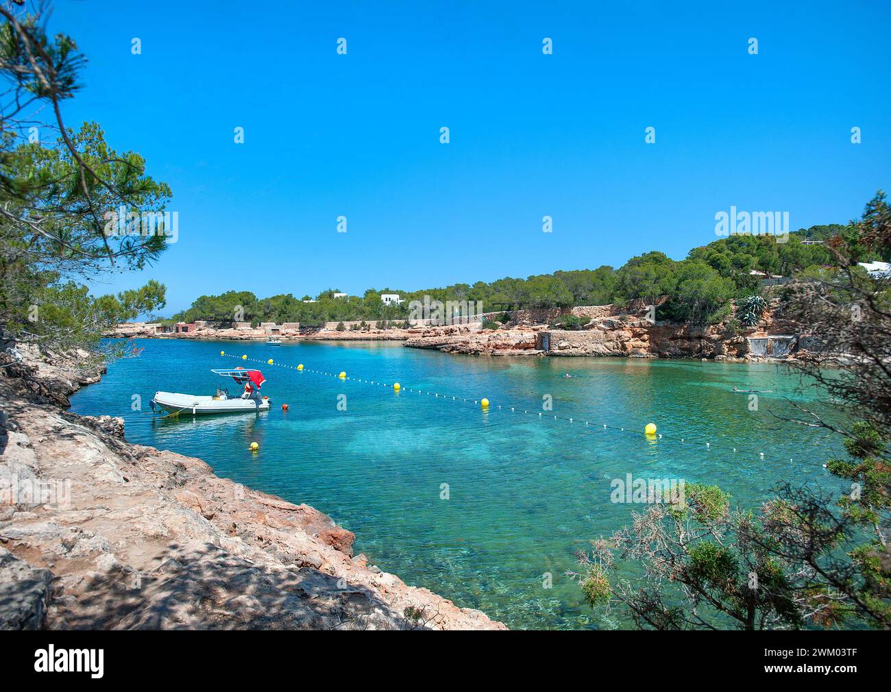 Cala Gracio, Ibiza, Balearics, Spain Stock Photo
