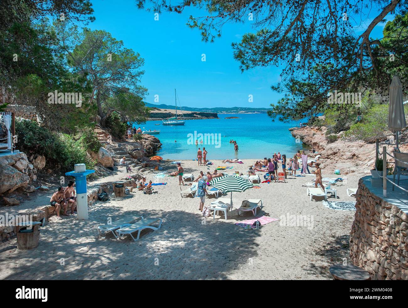 Cala Gracioneta, Ibiza, Balearics, Spain Stock Photo - Alamy