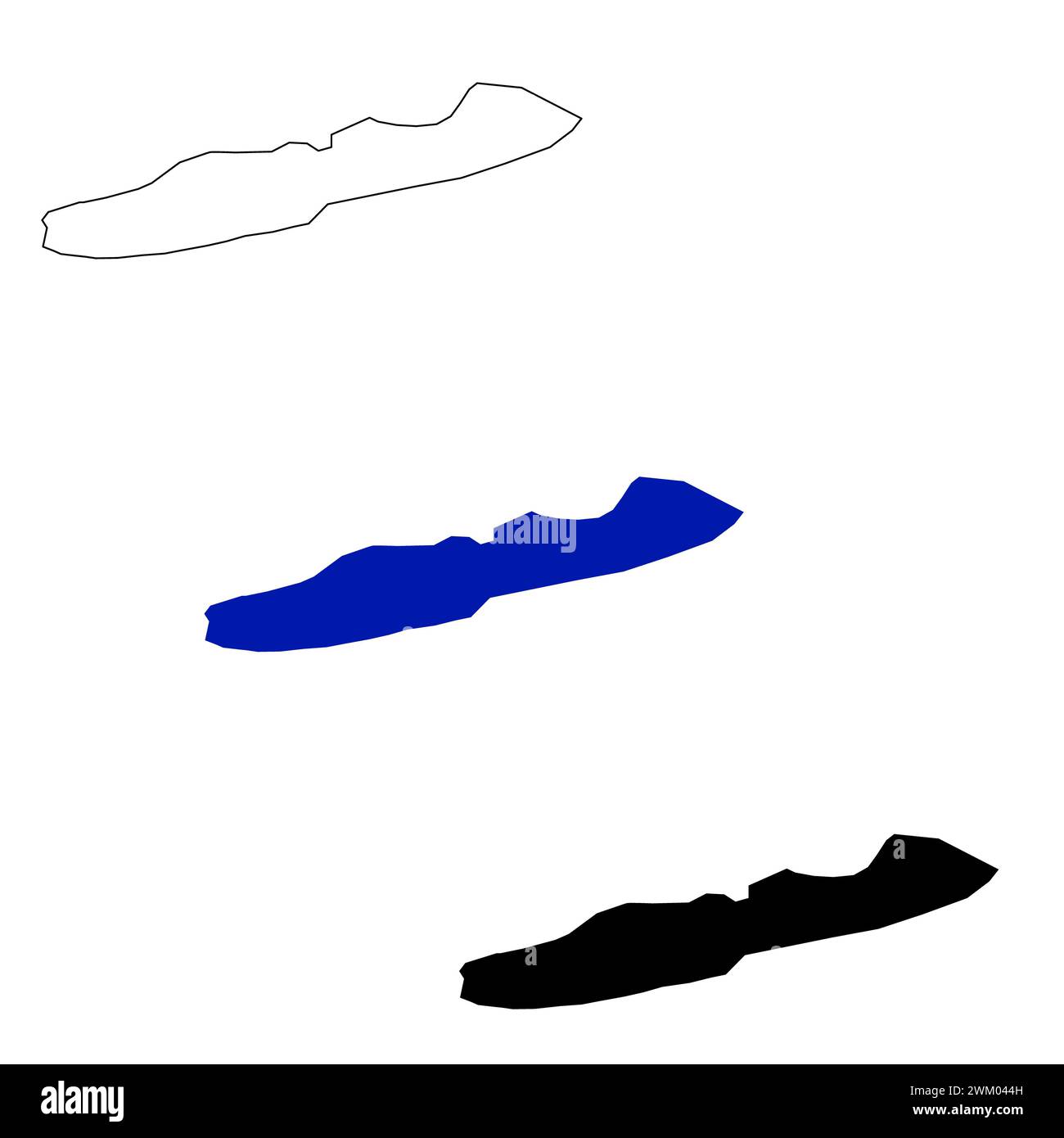 Dream Lake icon. Colorado Map Shape sign. flat style Stock Photo - Alamy