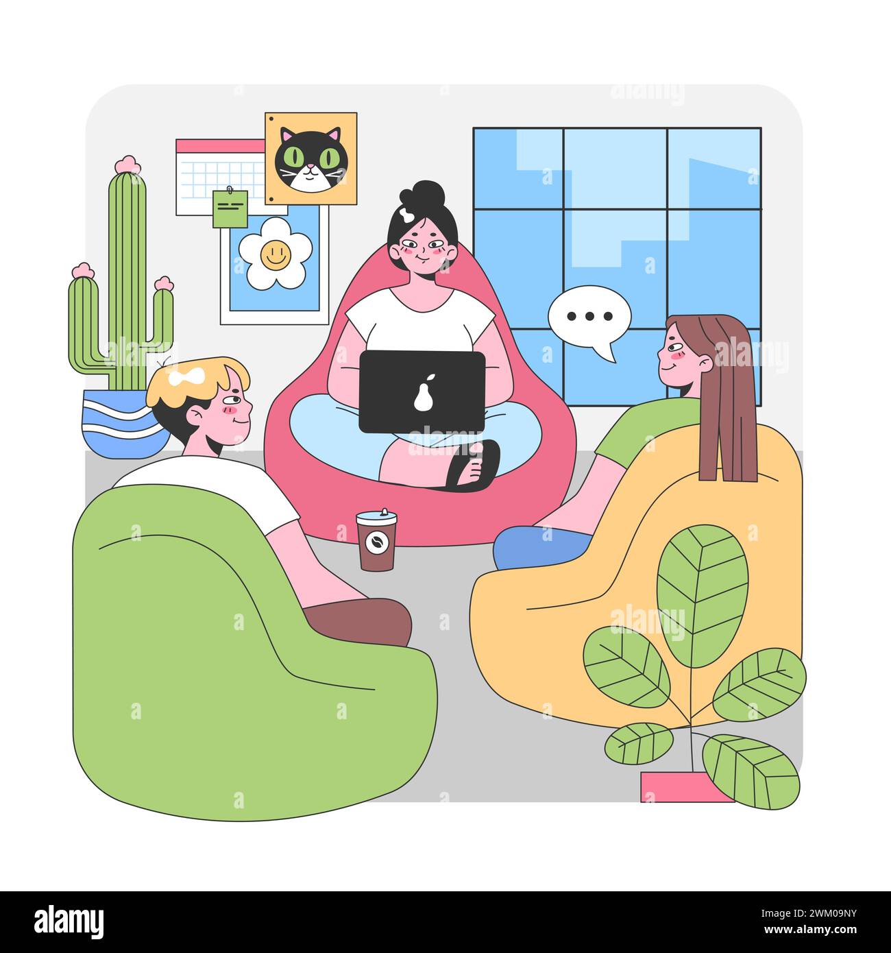 Vibrant bags Stock Vector Images - Alamy