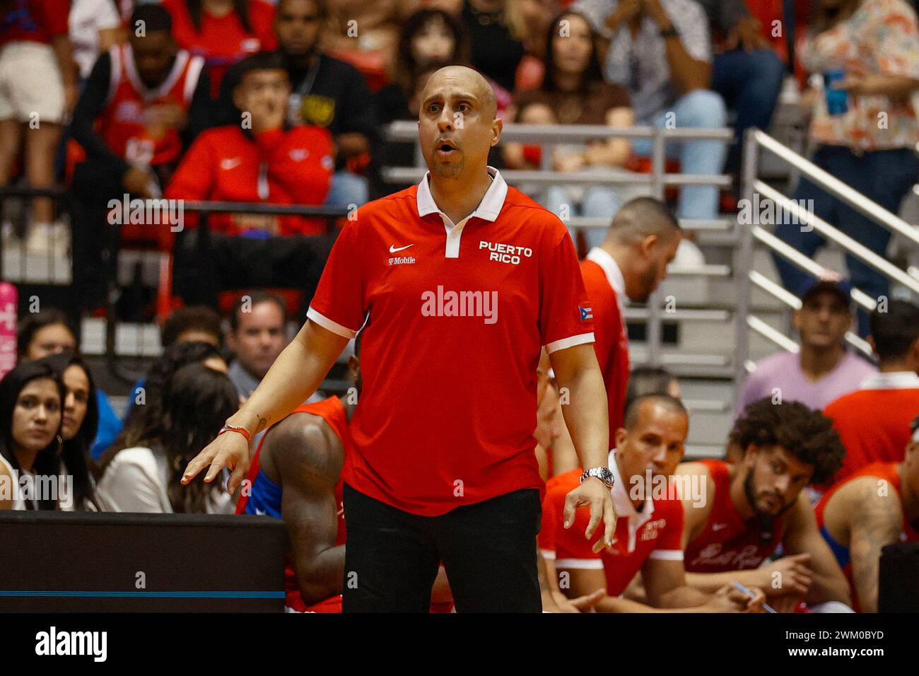 SAN JUAN, SAN JUAN Puerto Rico Coach Nelson Colón FIBA AmeriCup 2025