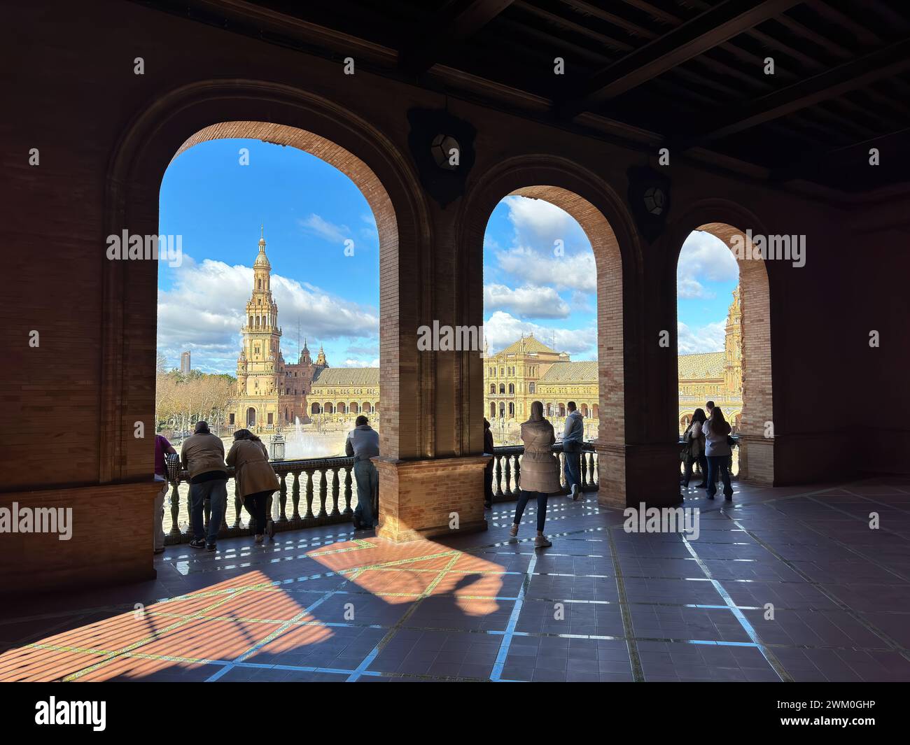 Seville old town balcony hi-res stock photography and images - Alamy