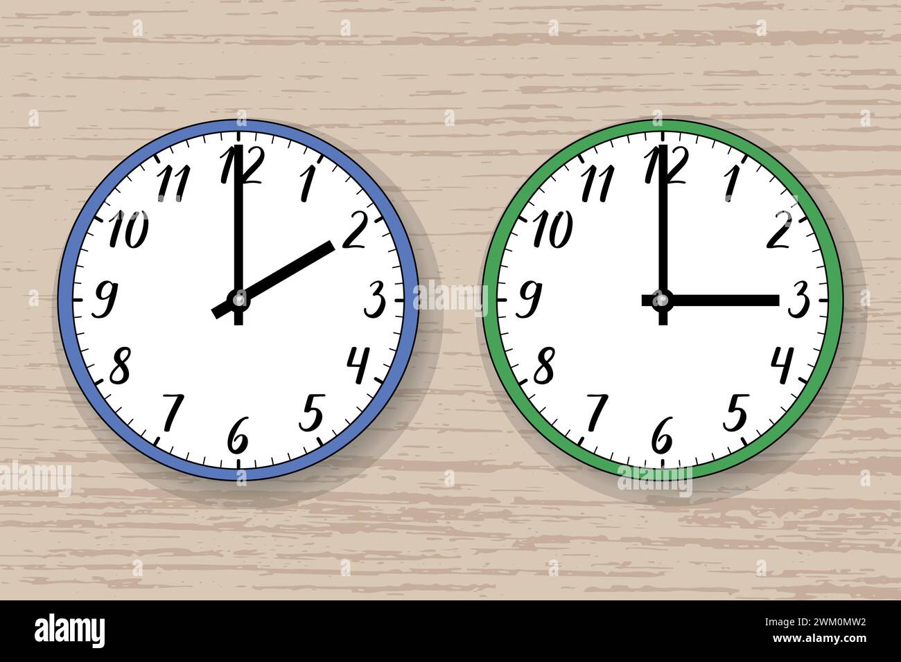 Normal Two Time The normal two Stock Vector Images - Alamy