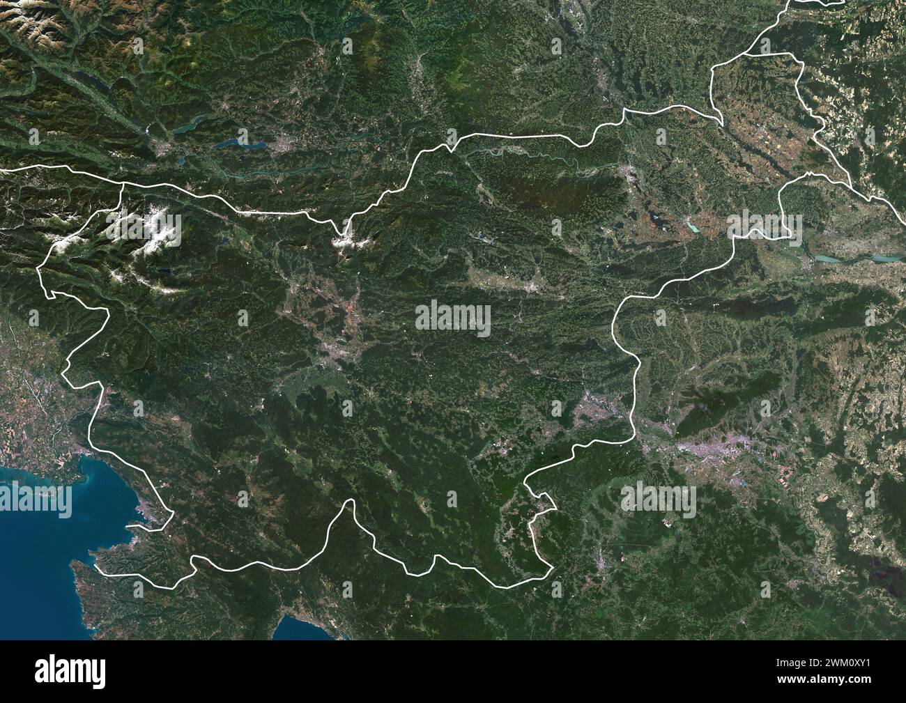 Map slovenia hi-res stock photography and images - Alamy
