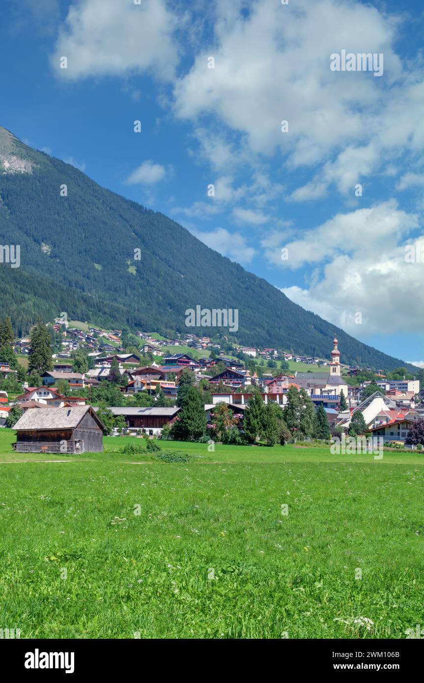 popular Tourist Resort of Fulpmes in Stubaital,Tirol,Austria Stock Photo